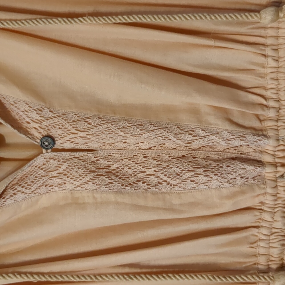 Spell And The Gypsy Sample Handkerchief Asymmetric Ruffle Hem Midi Dress NWT S - Picture 10 of 16